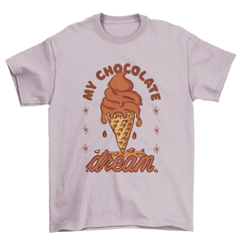 Chocolate ice cream dream t-shirt