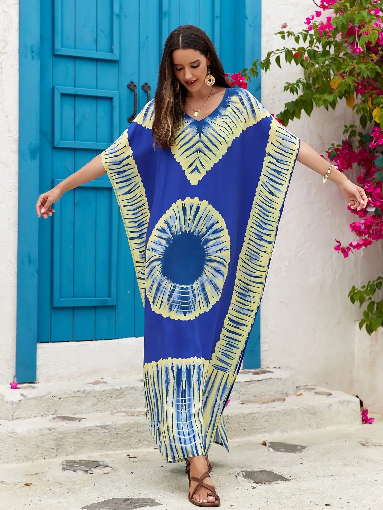 Kaftan Dresses for Beach Wear Women 2024 Plus Size Bathing Suit Cover Up Caftan Maxi Beach Dresses Vacation Outfits